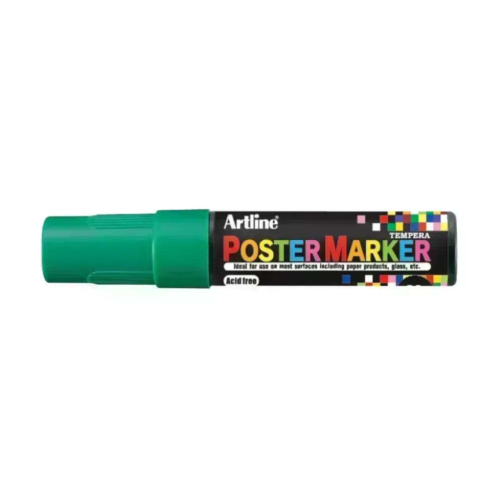 Marcadores, Poster Marker, 12.0 mm, Verde, 1 Und