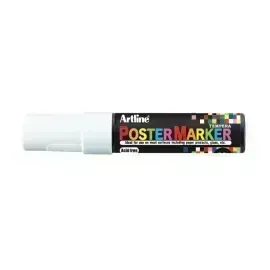 Marcadores, Poster Marker, 12.0 mm, Blanco, 1 Und