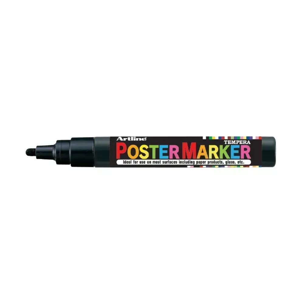 Marcadores, Poster Marker, 2.0 mm, Negro, 1 Und