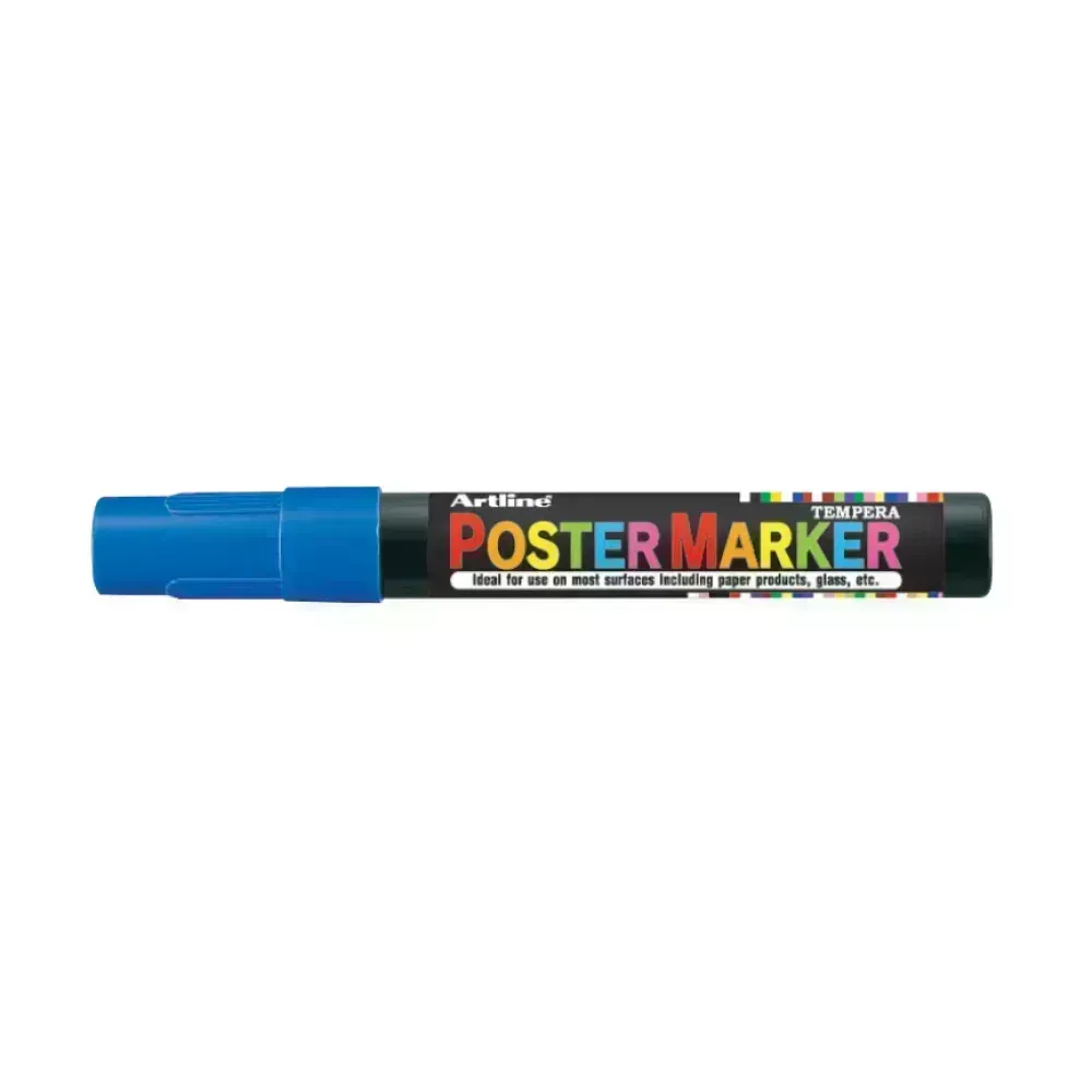 Marcadores, Poster Marker, 2.0 mm, Azul, 1 Und