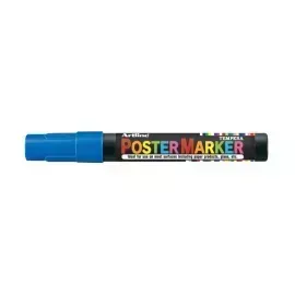 Marcadores, Poster Marker, 2.0 mm, Azul, 1 Und