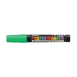 Marcadores, Poster Marker, 2.0 mm, Verde Neón, 1 Und