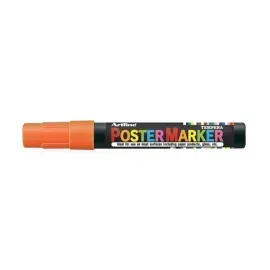 Marcadores, Poster Marker, 2.0 mm, Naranja Neón, 1 Und