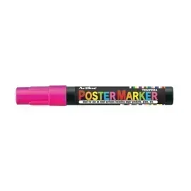Marcadores, Poster Marker, 2.0 mm, Rosado Neón, 1 Und