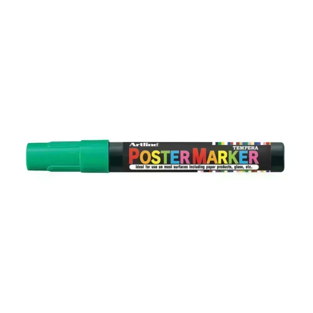 Marcadores, Poster Marker, 2.0 mm, Verde, 1 Und