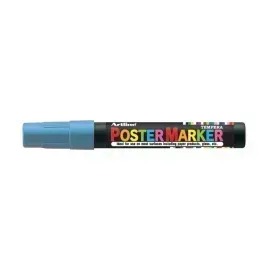 Marcadores, Poster Marker, 2.0 mm, Azul Metálico, 1 Und