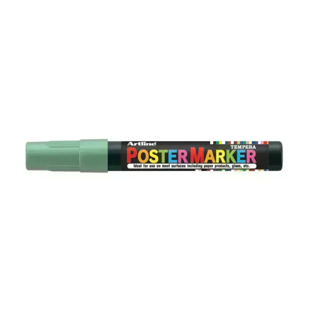 Marcadores, Poster Marker, 2.0 mm, Verde Metálico, 1 Und