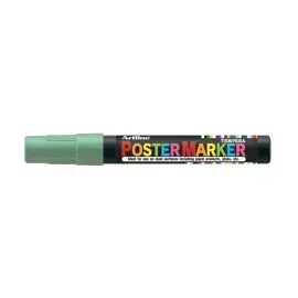 Marcadores, Poster Marker, 2.0 mm, Verde Metálico, 1 Und