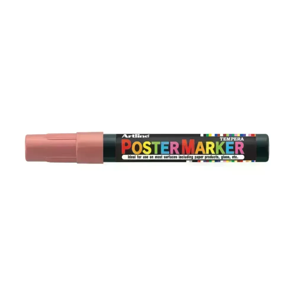 Marcadores, Poster Marker, 2.0 mm, Rojo Metálico, 1 Und