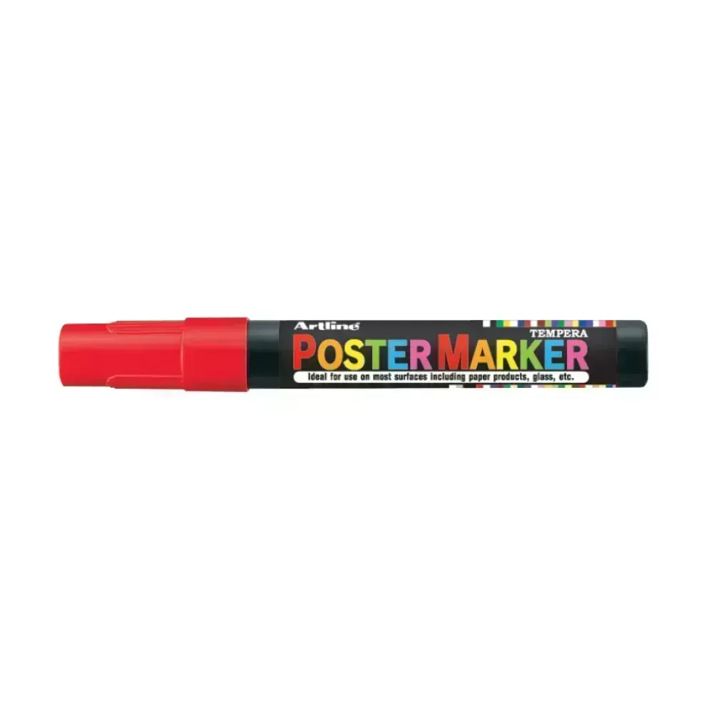 Marcadores, Poster Marker, 2.0 mm, Rojo, 1 Und