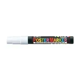 Marcadores, Poster Marker, 2.0 mm, Blanco, 1 Und
