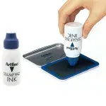 Tinta Recarga p. Almohadilla,  Roll-on x 50 mL, Azul, 1 Und.