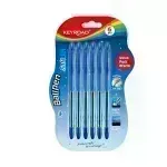 Bolígrafos, Soft Jet, 0.7 mm, Blister x 6 azul
