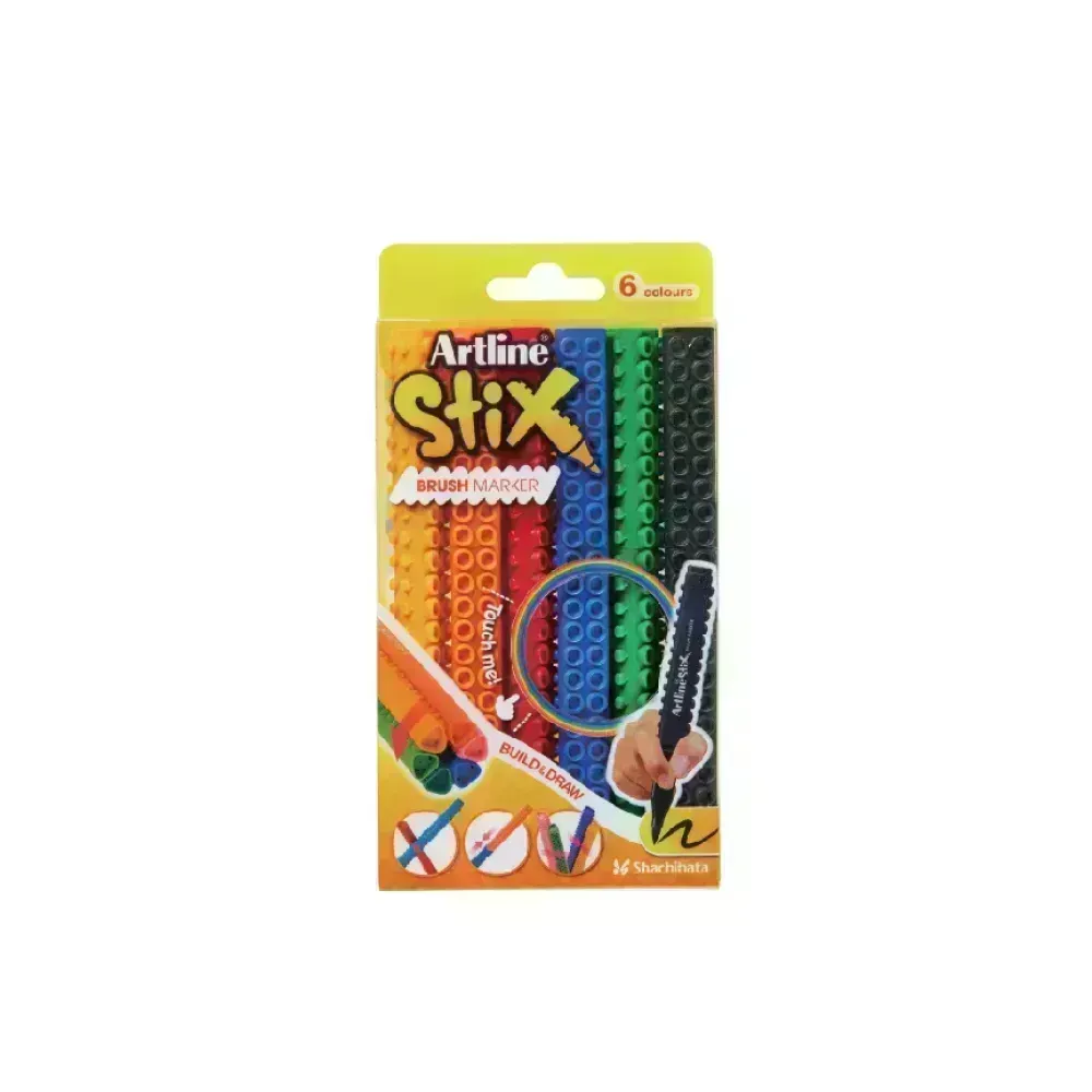 Marcadores, Stix, Brush/Pincel, Est x 6 und