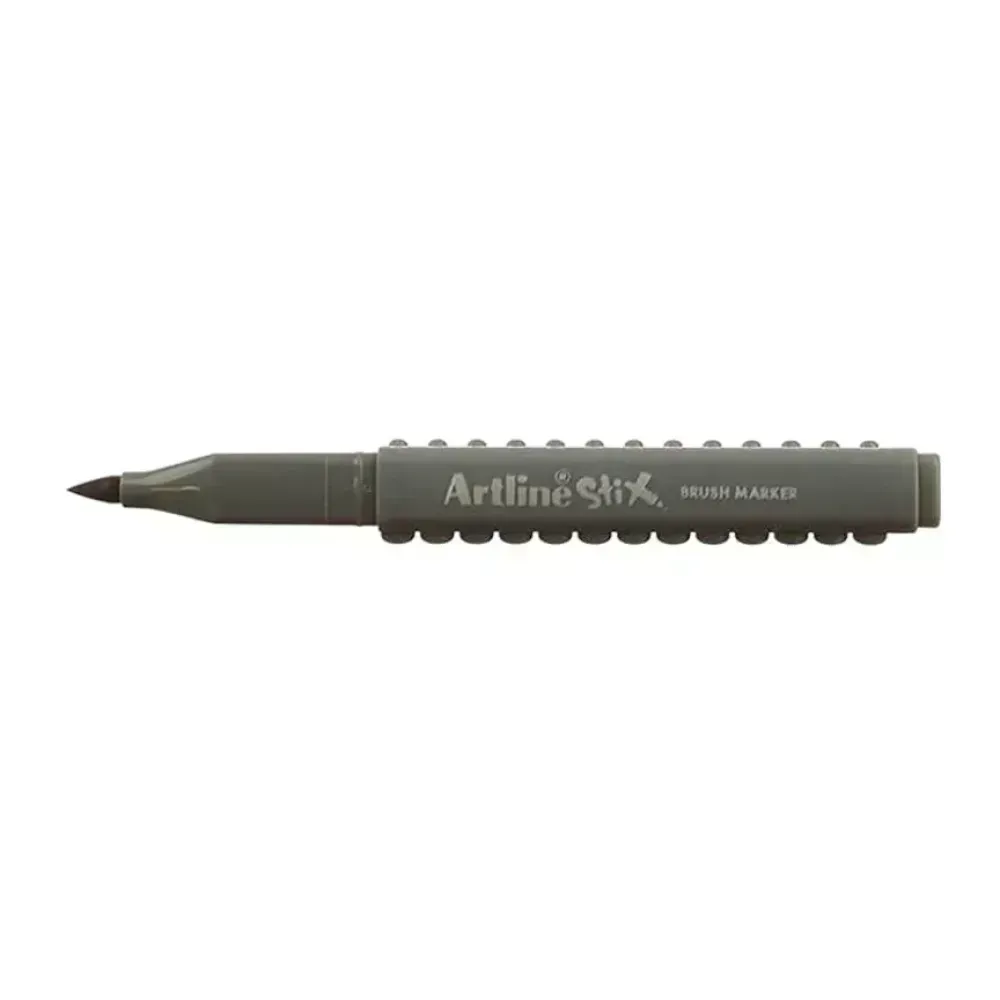 Marcadores, Stix, Brush/Pincel, Gris, 1 Und. 