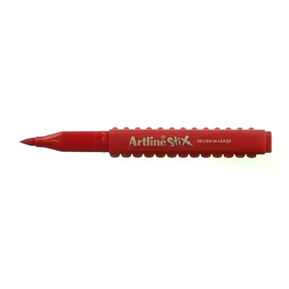 Marcadores, Stix, Brush/Pincel, Rojo, 1 Und. 