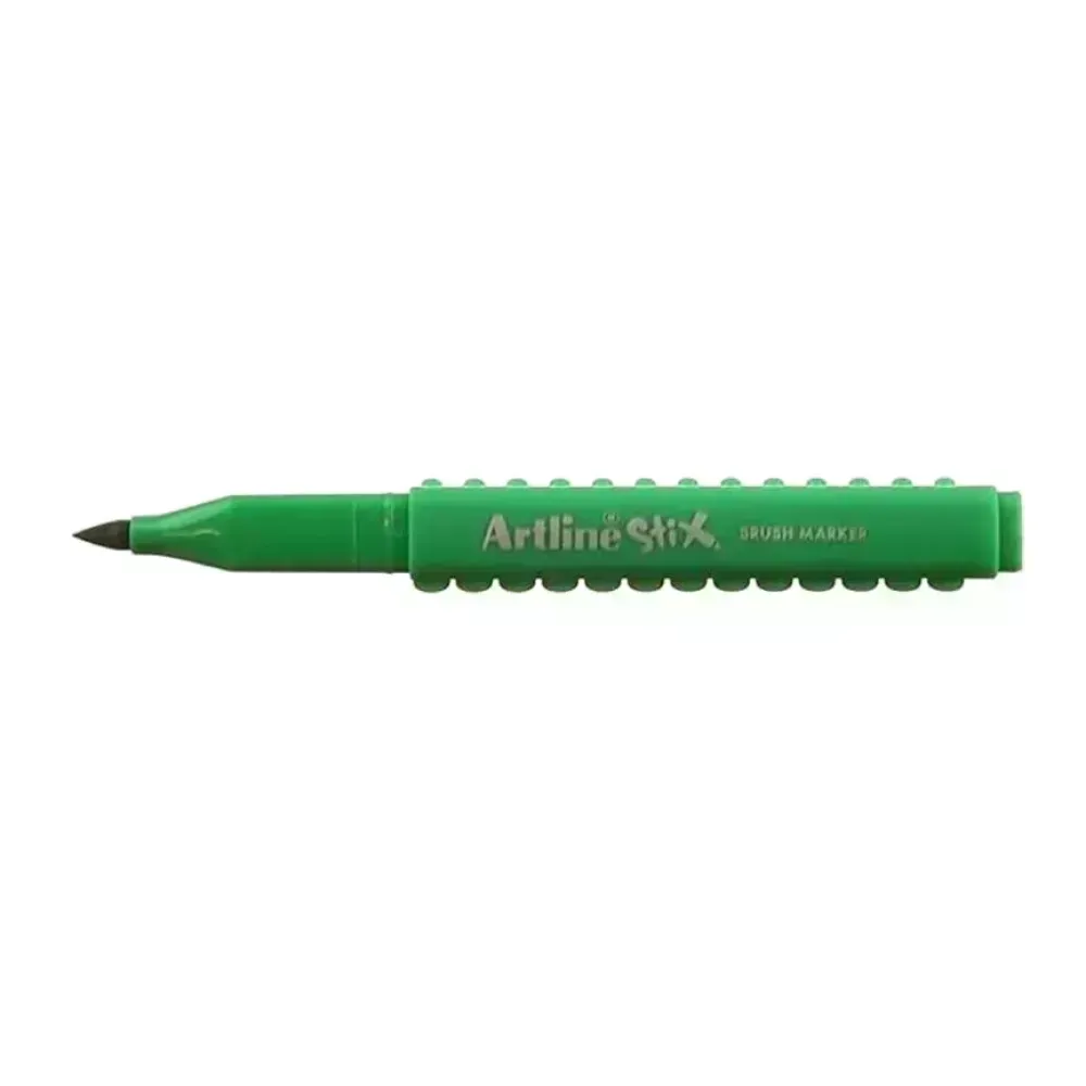 Marcadores, Stix, Brush/Pincel, Verde, 1 Und. 