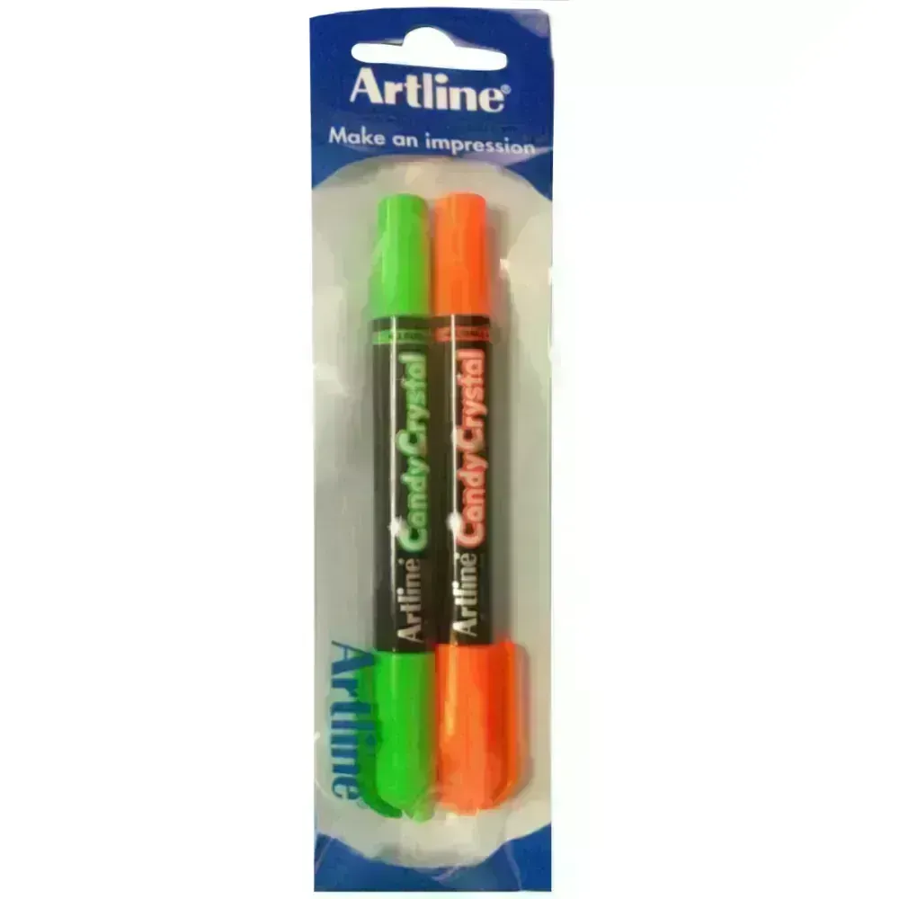 Resaltador Seco, Candy Crystal, Bl x 2, Col. Surt