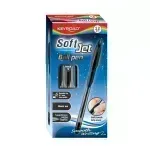 Bolígrafos, Soft Jet, 0.7 mm, Negro, Caja x 12 Unds.