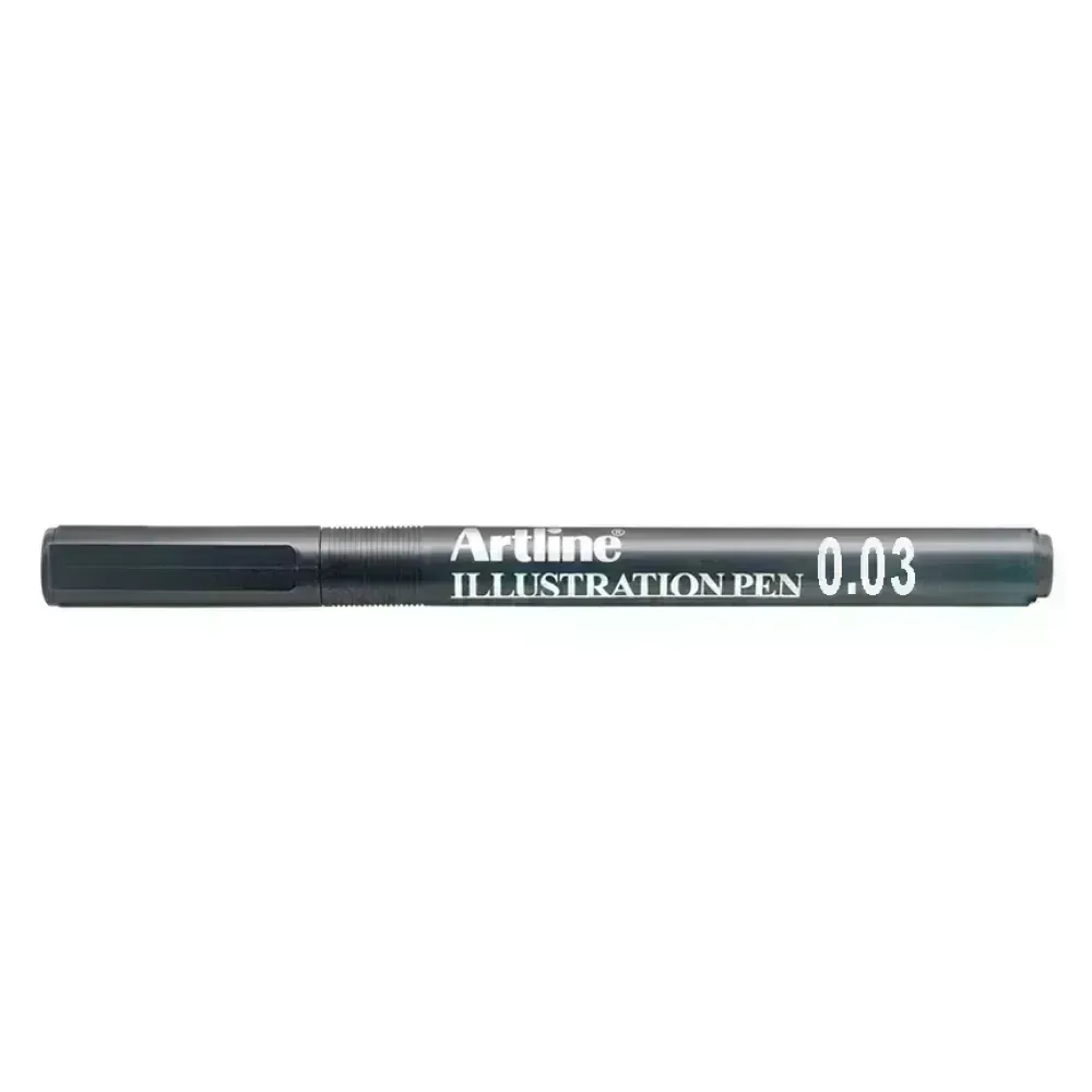 Tiralineas, Ilustration Pen, 0.03 mm, Negro, 1 Und.