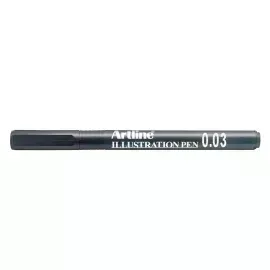 Tiralineas, Ilustration Pen, 0.03 mm, Negro, 1 Und.