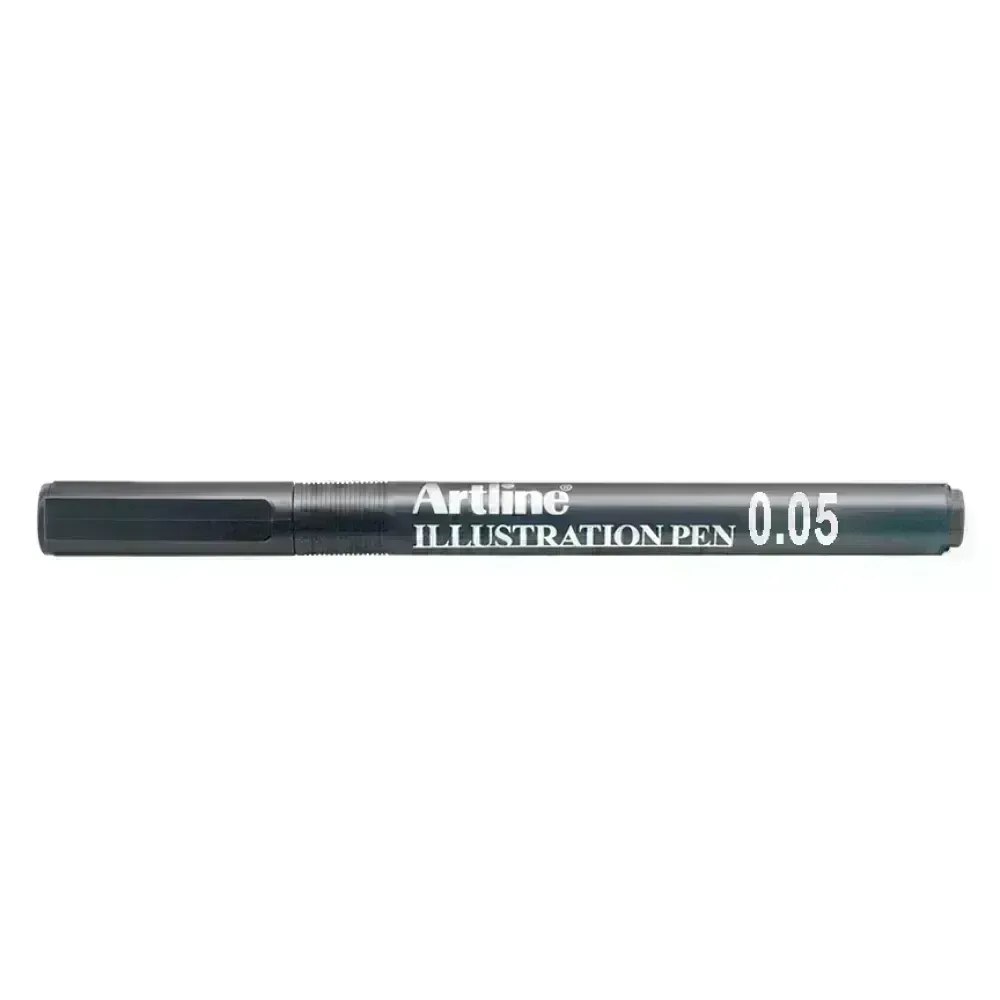 Tiralineas, Ilustration Pen, 0.05 mm, Negro, 1 Und.