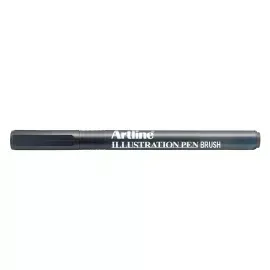 Tiralineas, Ilustration Pen, Punta Pincel, Negro, 1 Und.