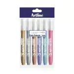 Marcadores, Decorite, 1.0 mm, Pack x 6 Unds. Colores Metálicos
