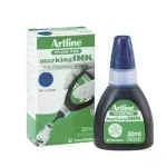 Tinta Recarga p. Marc. Permanentes, Bot x 30 mL. Azul, 1 Und.