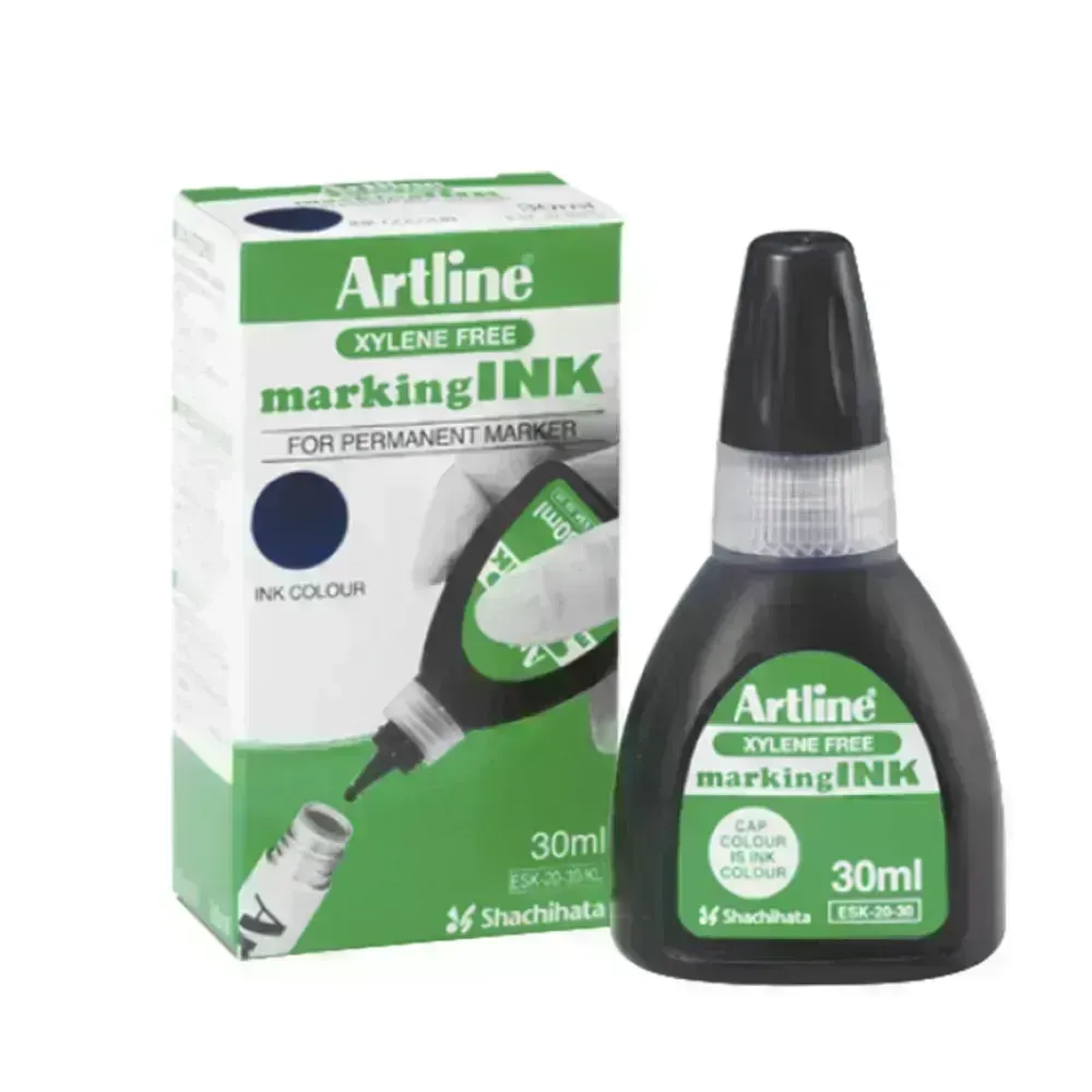 Tinta Recarga p. Marc. Permanentes, Bot x 30 mL. Negro, 1 Und.