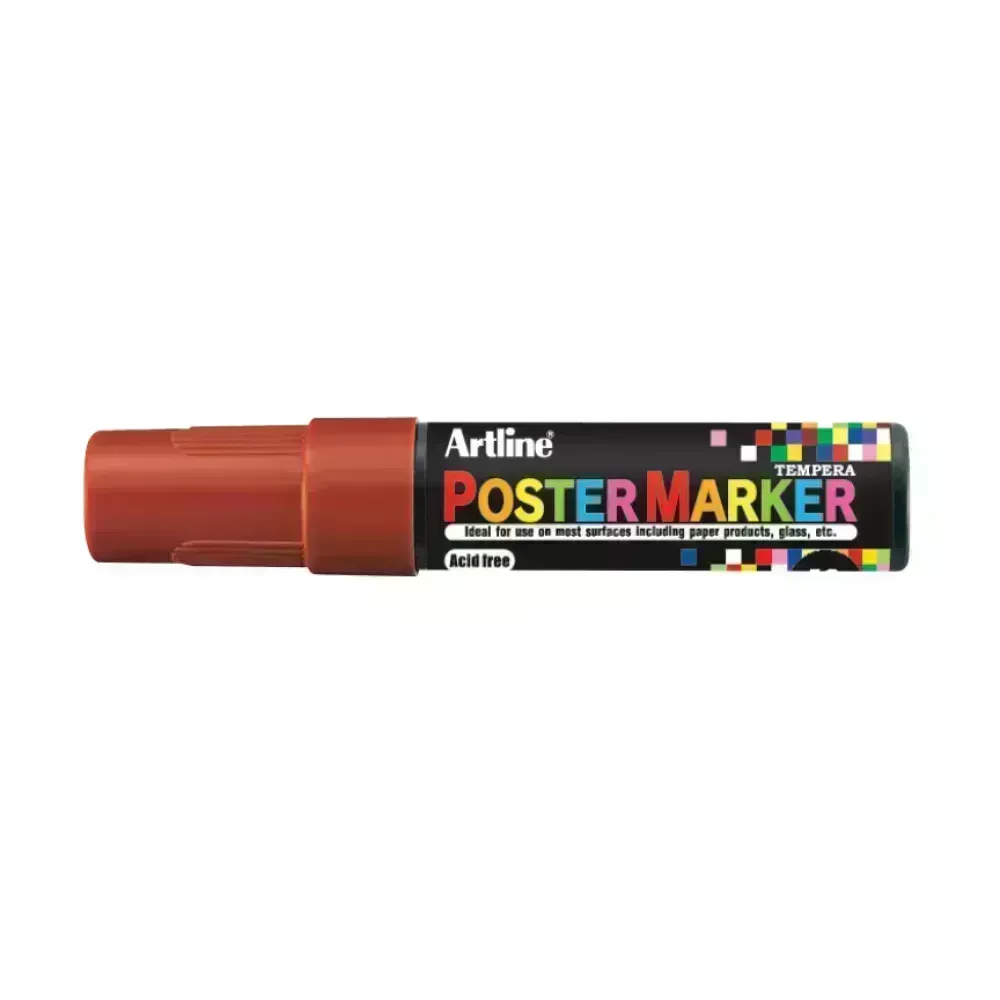 Marcadores, Poster, 12.0 mm, Marron, 1 Und