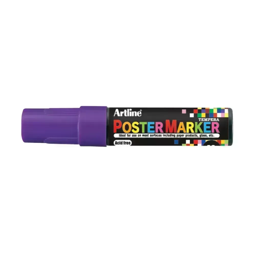 Marcadores, Poster, 12.0 mm, Morado, 1 Und