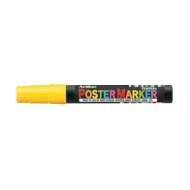 Marcadores, Poster, 2.0 mm, Amarillo, 1 Und