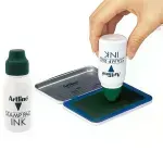 Tinta Recarga p. Almohadilla, Roll-on x 50 mL, Verde, 1 Und.