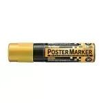Marcadores, Poster Marker, 20.0 mm, Dorado Metalico, 1 Und