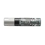 Marcadores, Poster Marker, 20.0 mm, Plateado Metalico, 1 Und