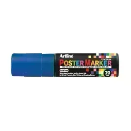 Marcadores, Poster Marker, 20.0 mm, Azul, 1 Und