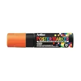 Marcadores, Poster Marker, 20.0 mm, Naranja Neon, 1 Und