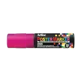 Marcadores, Poster Marker, 20.0 mm, Rosado Neon, 1 Und