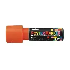 Marcadores, Poster Marker, 30.0 mm, Naranja Neon, 1 Und