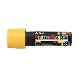 Marcadores, Poster, 30.0 mm, Amarillo, 1 Und