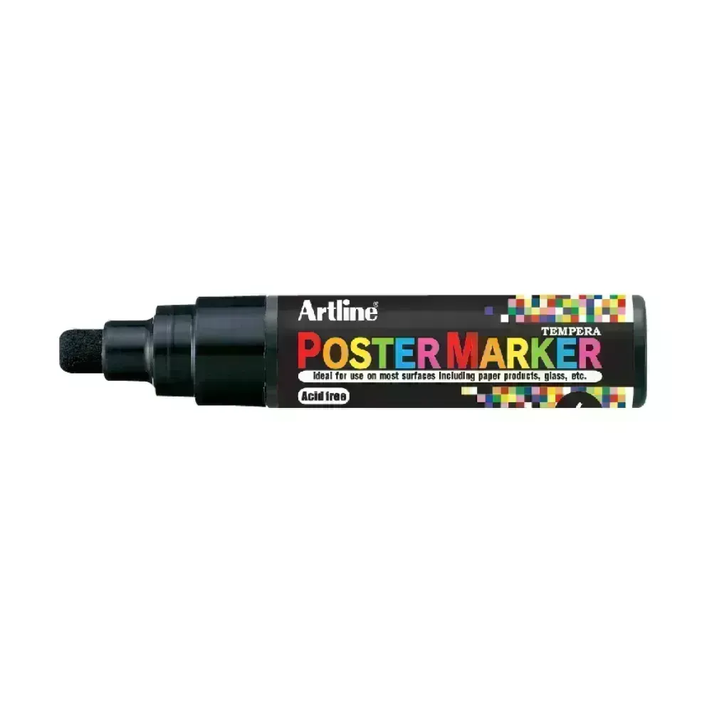 Marcadores, Poster Marker, 6.0 mm, Negro, 1 Und