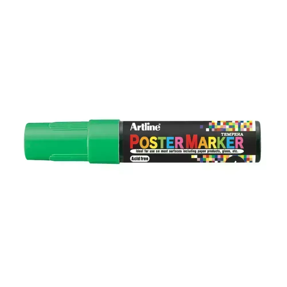 Marcadores, Poster Marker, 6.0 mm, Verde Neon, 1 Und