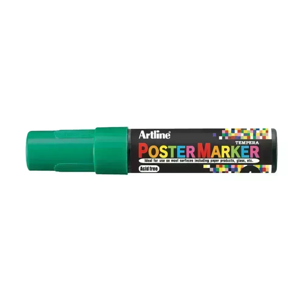 Marcadores, Poster Marker, 6.0 mm, Verde, 1 Und