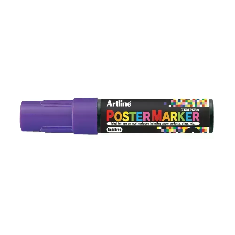 Marcadores, Poster, 6.0 mm, Morado, 1 Und