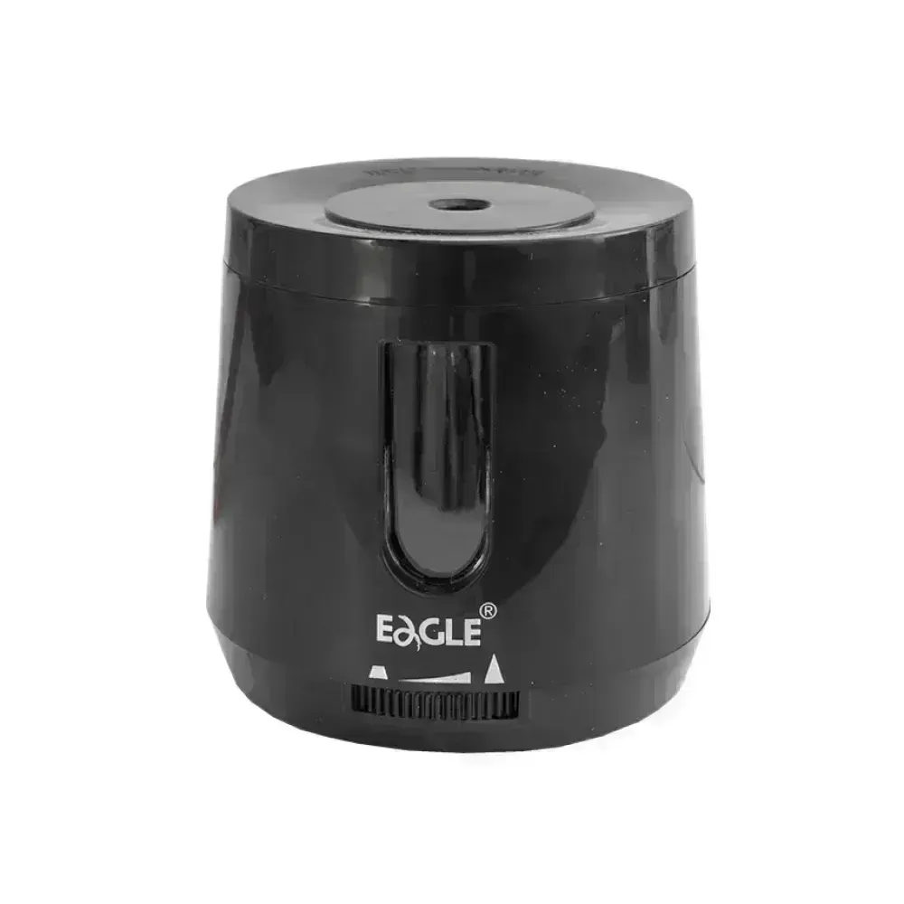 Sacapuntas, Eléctrico, 1 Hueco con Depósito, Pilas 2 x AA o USB,  1 Und.