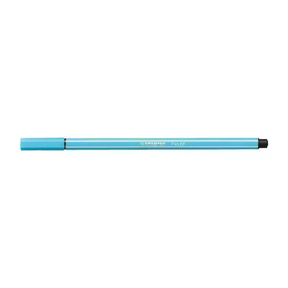 Marcador, Pen 68, Punta 1.0 mm, Celeste, Unidad