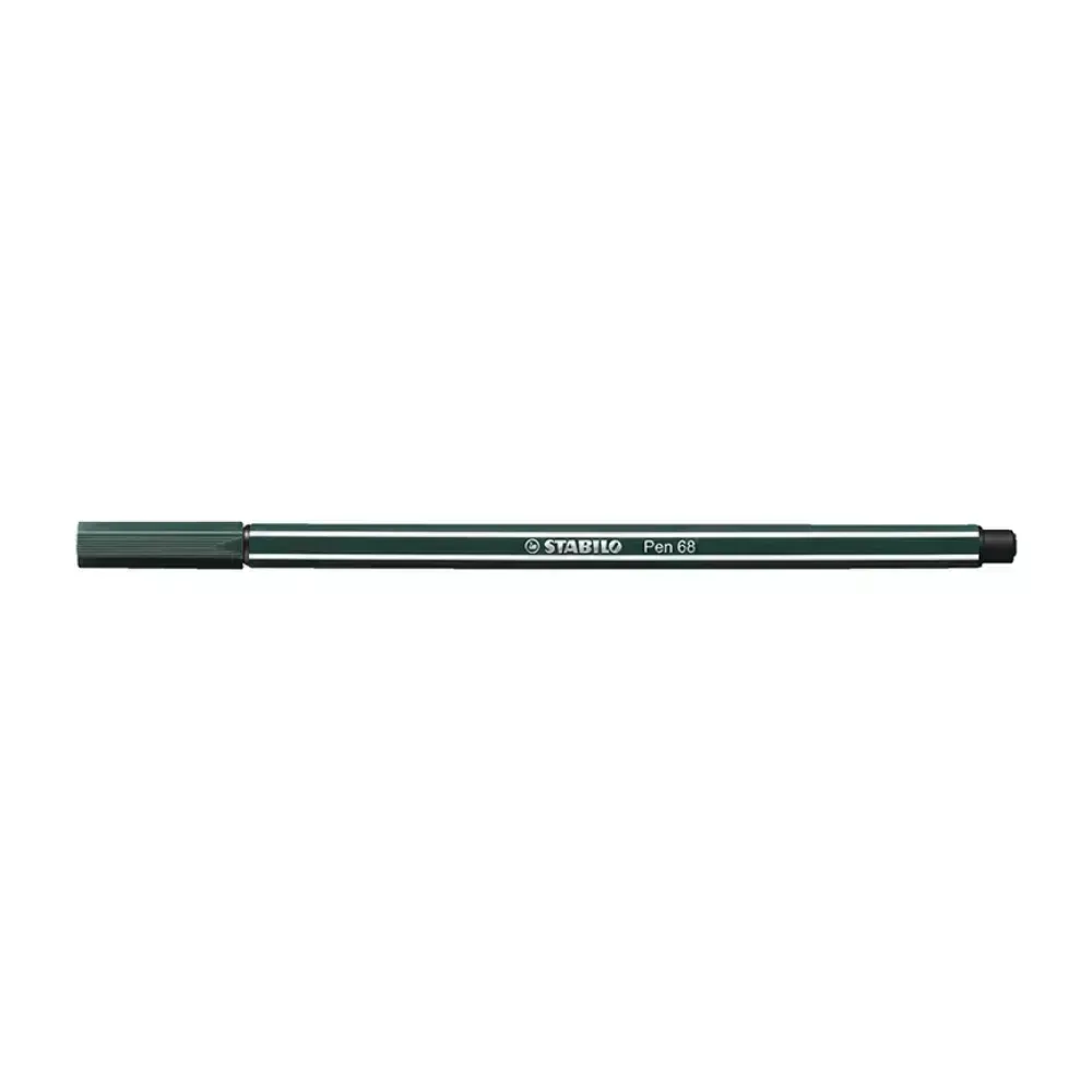 Marcador, Pen 68, Punta 1.0 mm, Verde Olivo, Unidad