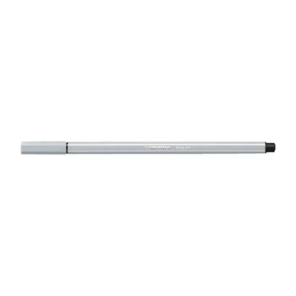 Marcador, Pen 68, Punta 1.0 mm, Gris Claro, Unidad