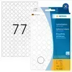 Labels, Redondo, 13 mm, Blanco, Pack x 2464 Unds.